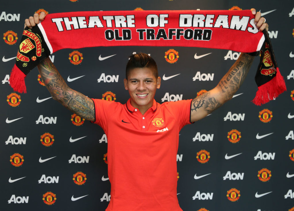 Marcos Rojo var fornøyd da han ankom Old Trafford sommeren 2014, men nå nærmer England-eventyret hans seg slutten.