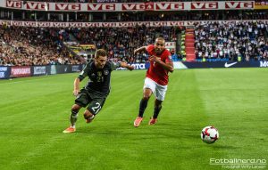 Kimmich kom seg forbi Aleesami og dunka inn 2-0. FOTO: WIlly Larsen