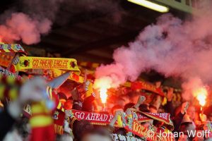 Go Ahead Eagles-fansen fikk sesongens første trepoenger å juble for. (Foto: Wikimedia Commons)