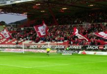 Brann med festfotball på sorgens dag. Brann Stadion