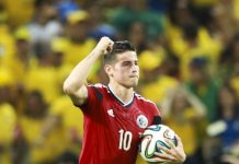 James Rodriguez skadet etter van Dijk-takling