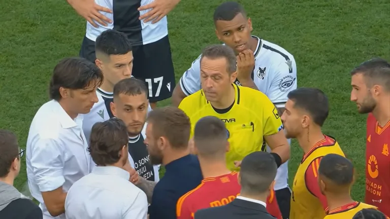 18 minutter av Udinese-Roma spilles på torsdag